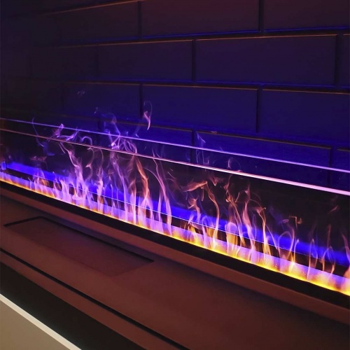 Электроочаг Schönes Feuer 3D FireLine 1200 Pro Blue (с эффектом cинего пламени) в Чите