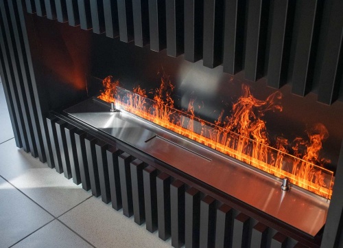Электроочаг Schönes Feuer 3D FireLine 800 со стальной крышкой в Чите