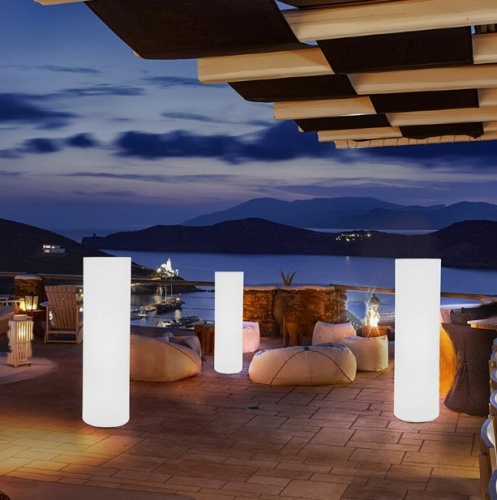 Светильник Цилиндр 25х36 питание от 220В, RGB