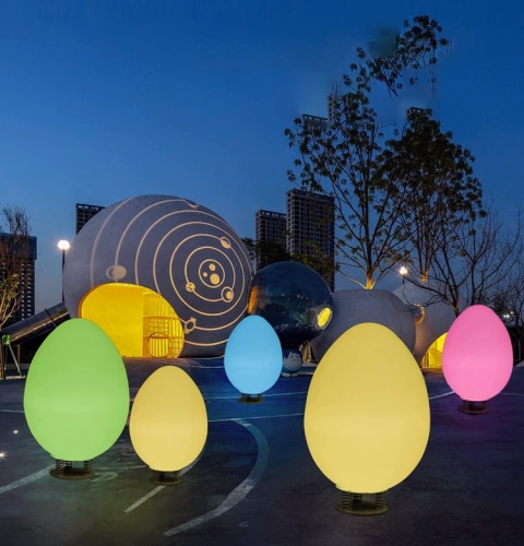 Светильник Яйцо 54х95 питание от 220В, RGB