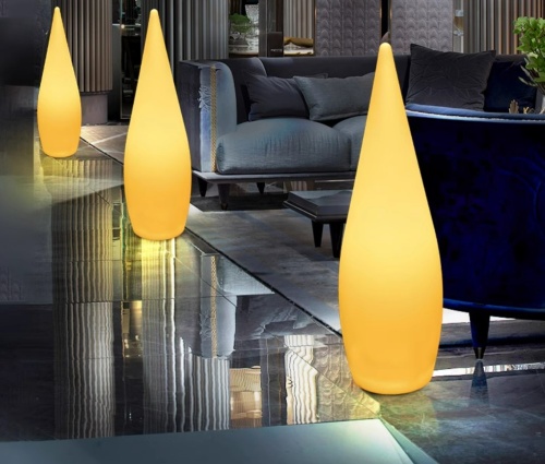 Светильник Капля 36х120 питание от 220В, RGB