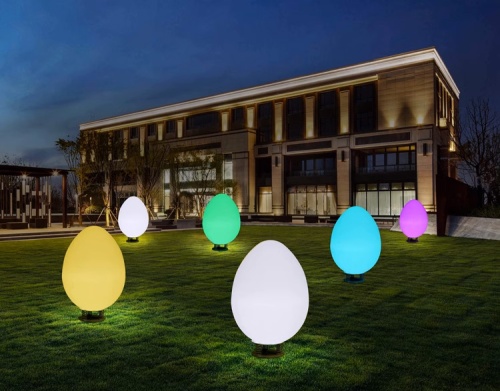 Светильник Яйцо 87х140 питание от 22В0, RGB